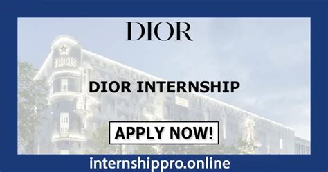 dior summer internship in london 2024|christian Dior internships.